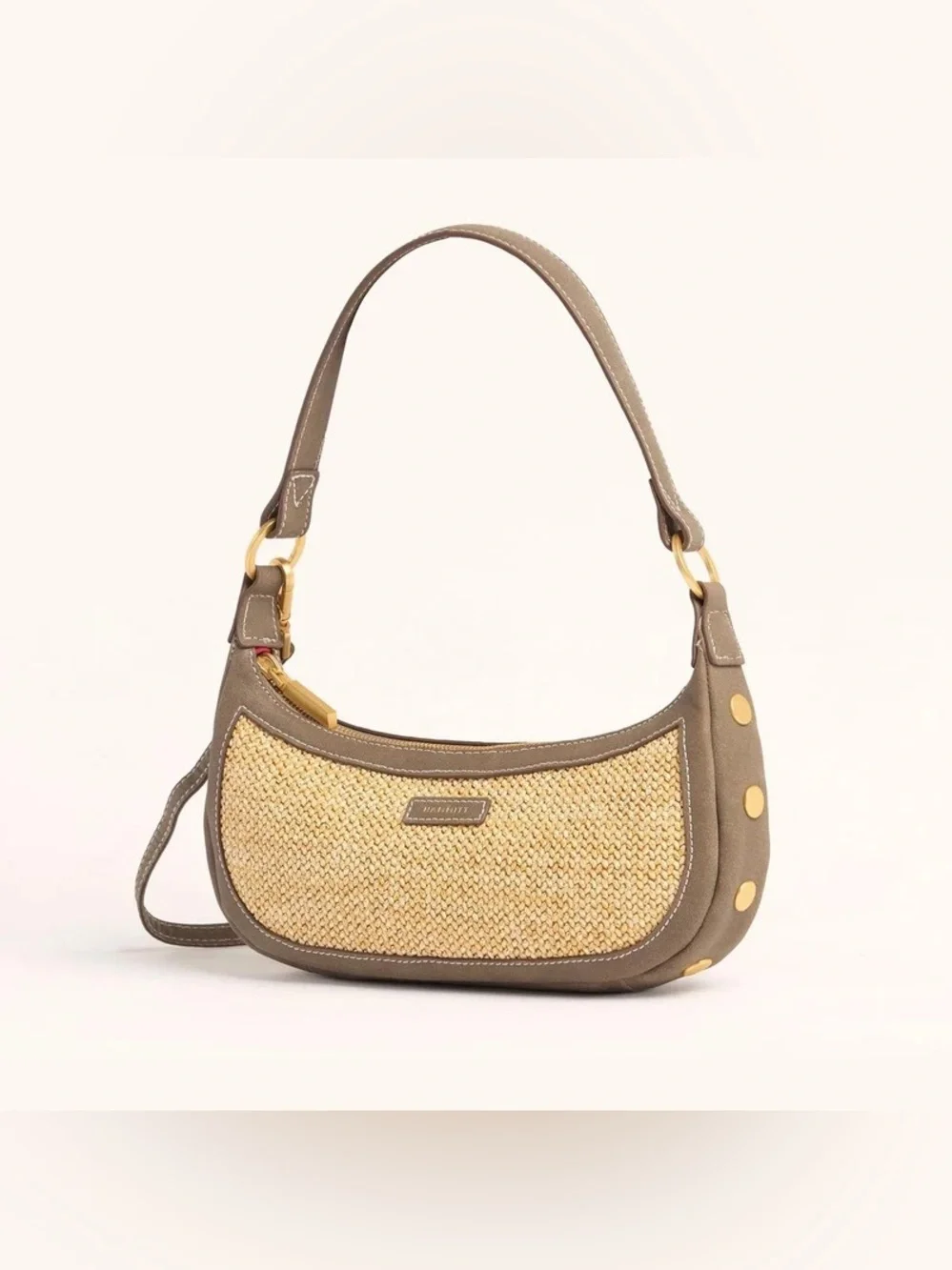 Hammitt BECKER SML - Pewter Raffia/Brushed Gold - Picture 2 of 8